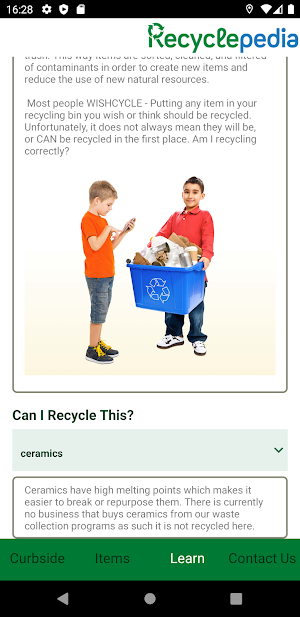 Recyclepedia MDC Screenshot 3