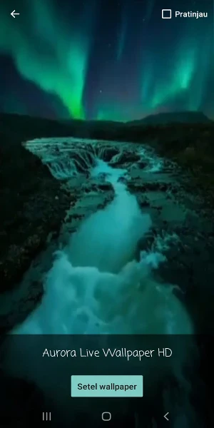 Aurora Live Wallpaper HD Screenshot 1