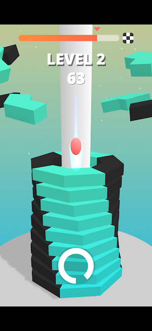 falling the ball - Easy game Screenshot 1