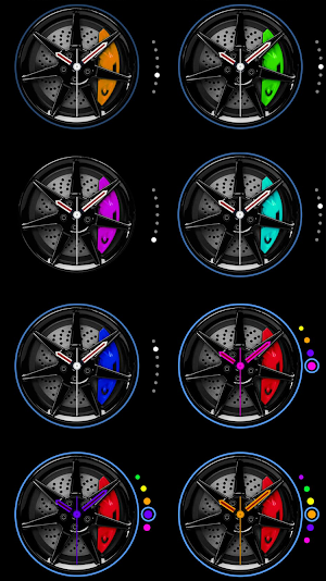 Sport Star Rim Watch Face Screenshot 1
