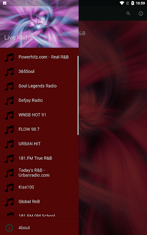 The RnB Radio - Live Music R&B Screenshot 1