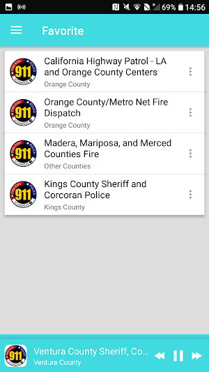 California police, fire and EMS radios Screenshot 3