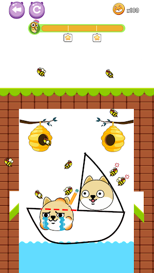 Dog vs Bee: Save The Dog Screenshot 1