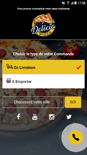 Delicia Pizza Screenshot 0