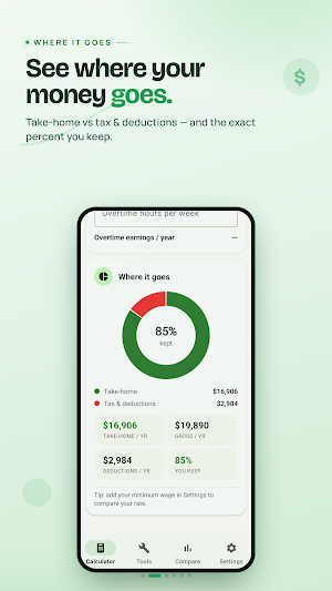 Paycheck Calculator Screenshot 2