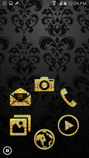 ICON PACK GOLD DIAMONDS THEME Screenshot 3