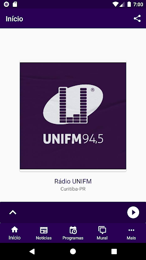 Rádio UNIFM Screenshot 1