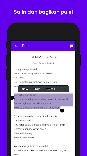 Kumpulan Puisi Indonesia Screenshot 1