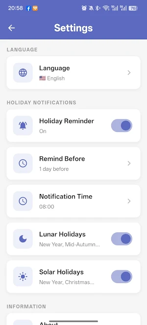 MyLunar - Calendar & Events Screenshot 0