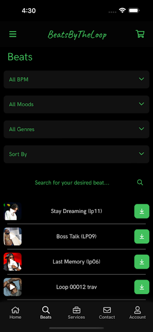 BeatsByTheLoop Screenshot 1