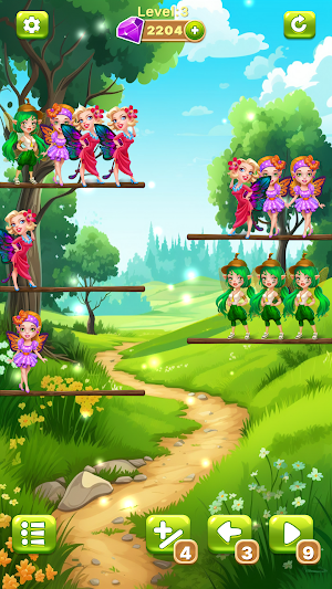 Sort princesses-fairy game Screenshot 2