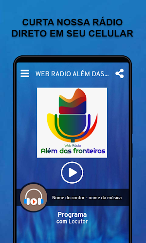 WEB RADIO ALÉM DAS FRONTEIRAS Screenshot 0