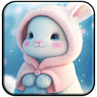 Cute Bunny Aesthetic Wallpaper