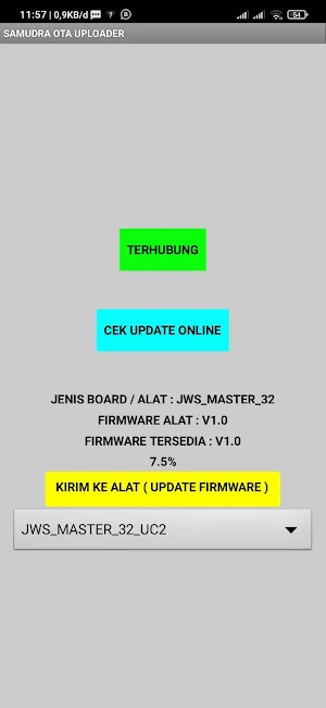 SAMUDRA UPLOADER WIFI OTA Screenshot 1
