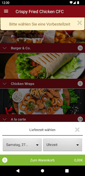 Crispy Fried Chicken CFC Screenshot 1