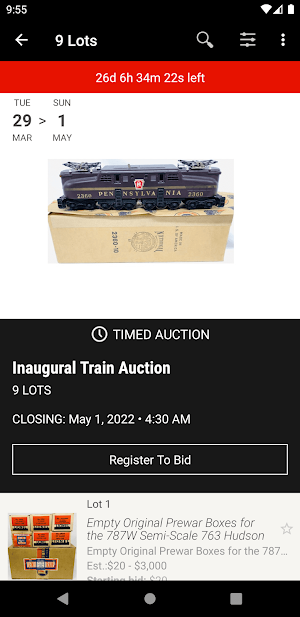 Gregory Hake Auctions LLC Screenshot 1