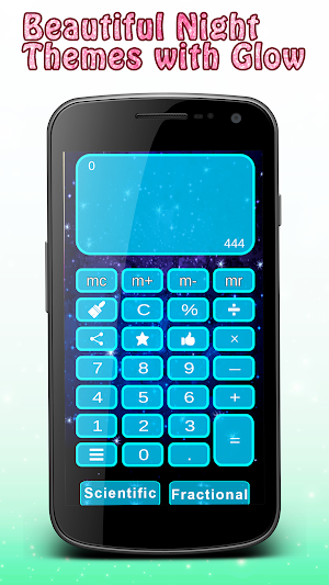 Glitter Calculator - Girls Shiny Calculator Screenshot 0