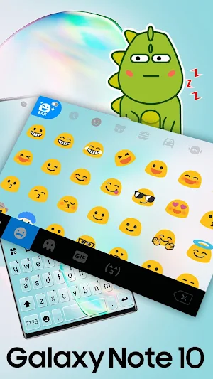 Galaxy Note 10 Keyboard Theme Screenshot 2