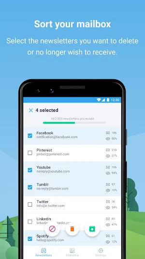 Cleanfox - Clean Up Your Inbox - Mail Cleaner Screenshot 2