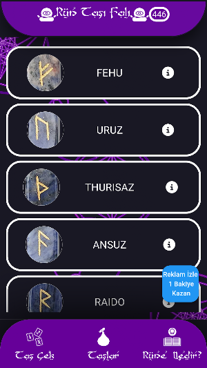 Çingene Falı - Rün Taş Falı Screenshot 1