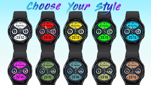 Glossy Hybrid Watch Face Screenshot 0