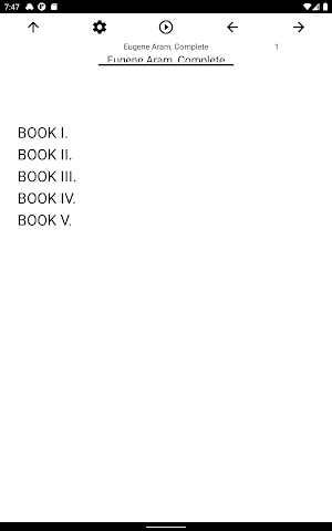 Book, Eugene Aram, Complete Screenshot 2