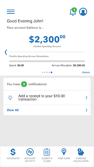 MyBlue Savings Screenshot 2