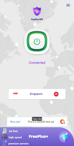 FreePlus VPN | Free, Reliable  Screenshot 1