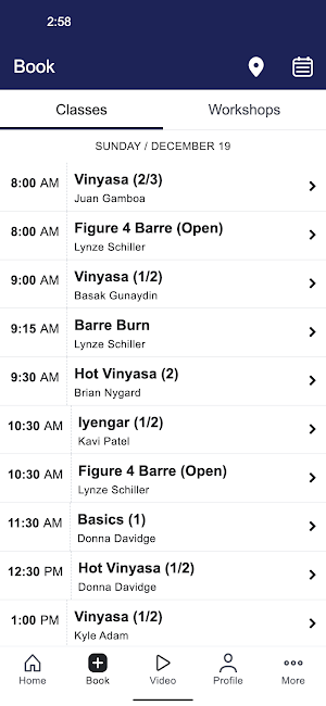 PURE YOGA NYC Screenshot 1
