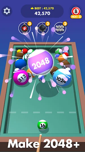 Pool Shoot 2048 Screenshot 2
