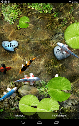Koi Live Wallpaper Screenshot 1