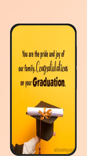 graduation message Screenshot 0