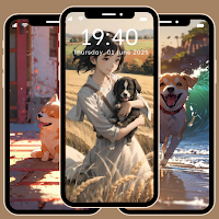 Anime Dog Wallpaper 4K