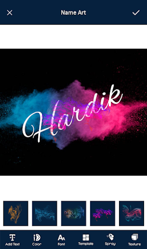 Smoke Name Art - Smoke Effect Screenshot 2