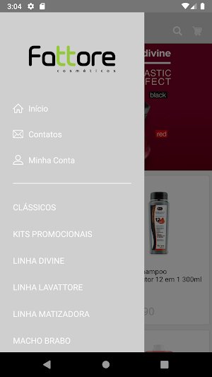 Fattore Cosméticos Screenshot 2