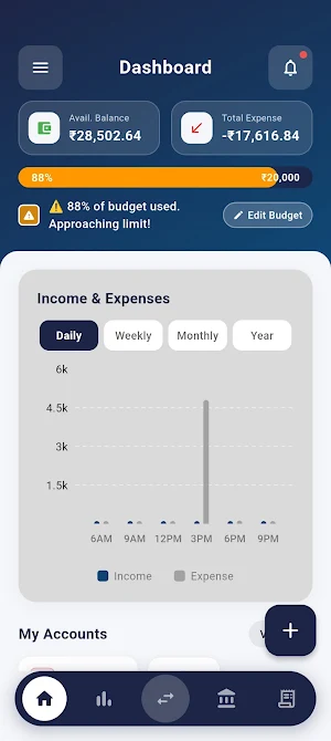 DevoFin - Expense Tracker Screenshot 1