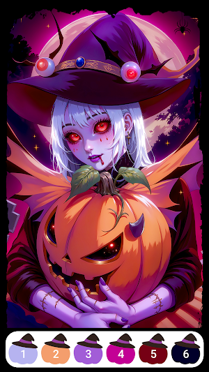 Halloween Color by Numbers Screenshot 2