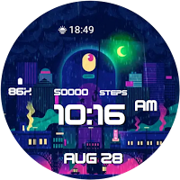 Small World Watch Face Wear Os