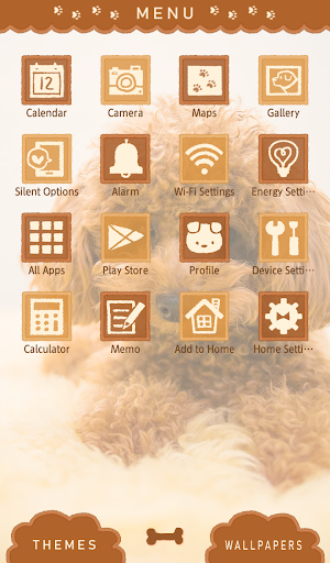Toy Poodle Puppy Theme Screenshot 1