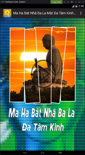 Ma Ha Bát Nhã Ba La Mật Đa Tâm Kinh - Phật Giáo Screenshot 0
