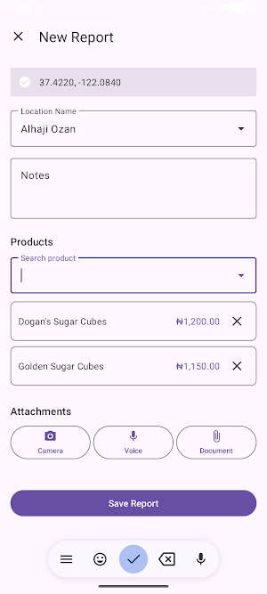 Dogan's Sales Reports Screenshot 1