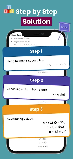 AI Physics Homework Helper App Screenshot 2