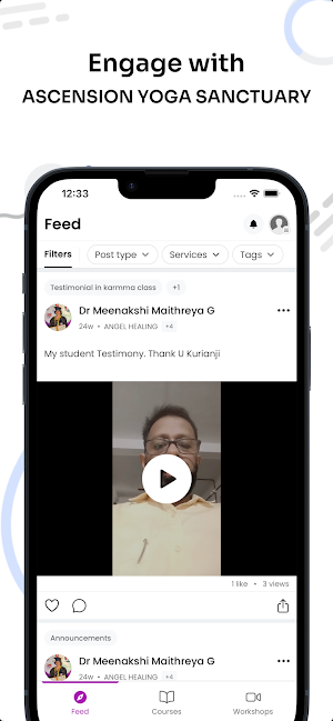 ASCENSION YOGA HOME Screenshot 1
