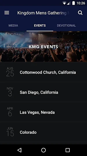 Kingdom Men's Gathering Screenshot 1