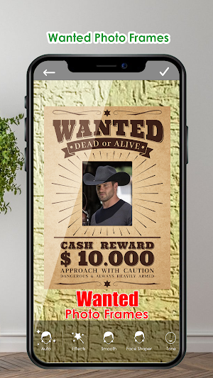 Wanted Photo Editor and Frames Screenshot 2
