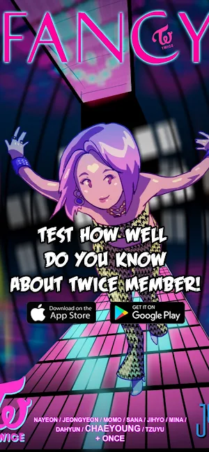 TWICE Quiz Screenshot 2
