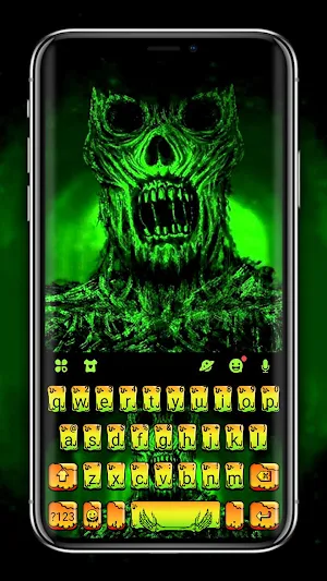 Scary Creepy Monster Keyboard Theme Screenshot 0