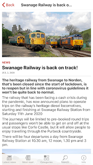Swanage News Screenshot 2