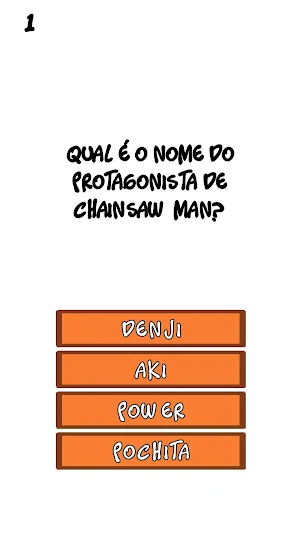 Chainsaw Man Quiz - Motosserra Screenshot 1
