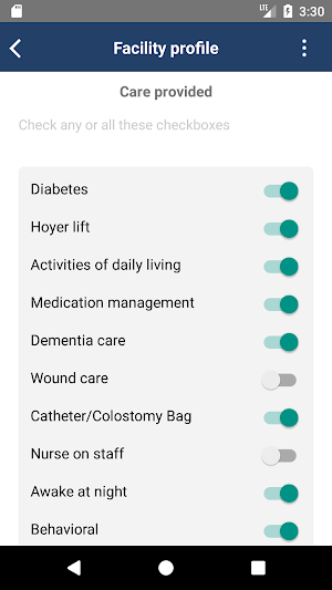 Realtime Senior Living Update Screenshot 2